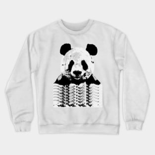 Panda in the building Crewneck Sweatshirt